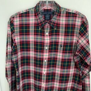 Ralph Lauren Slim Fit Plaid Shirt